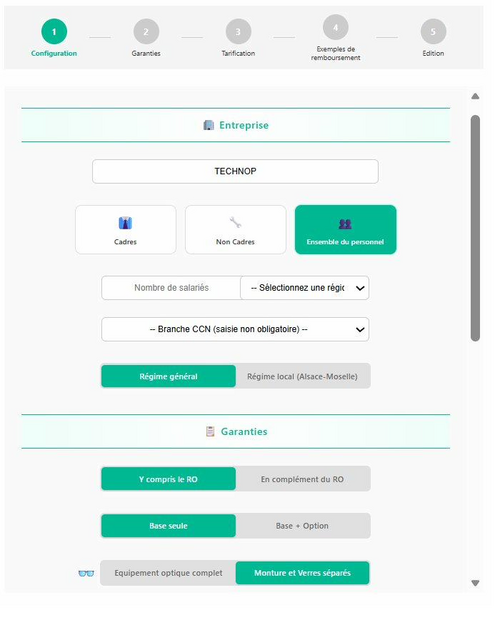 Configuration de l'offre